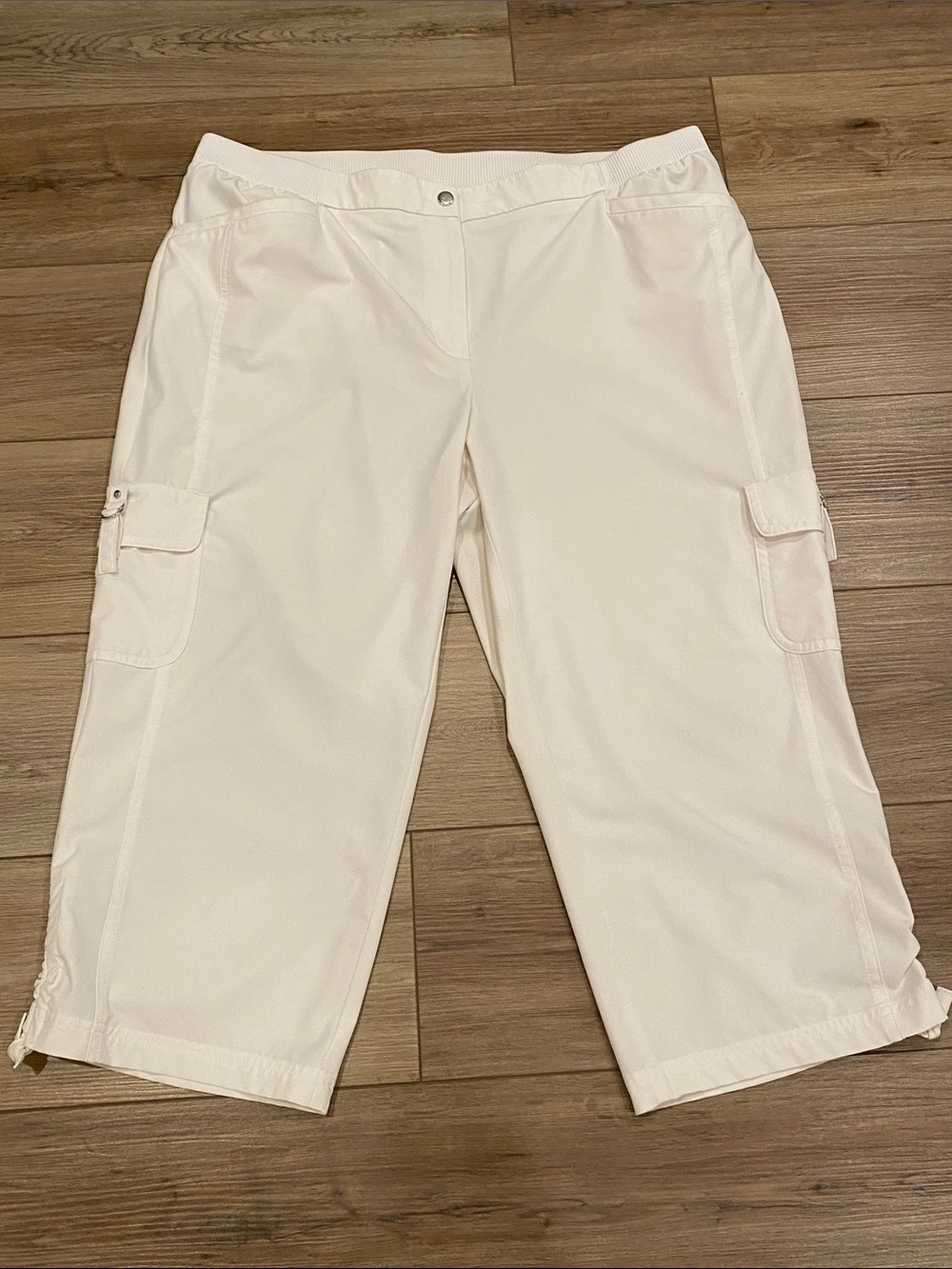 Chico's Zenergy White Pull-On Active Pants XL